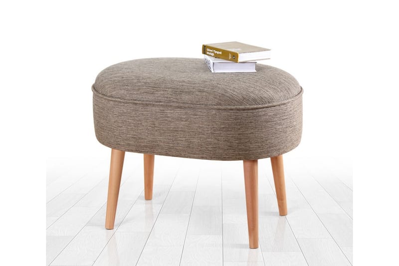 Sittpuff Simsbury 63 cm - Brun - Möbler - Fåtölj & stolar - Pall & puff - Sittpuff