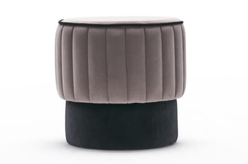 Sittpuff Spulico Rund - Grå - Möbler - Fåtölj & stolar - Pall & puff - Sittpuff