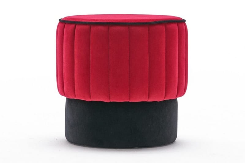Sittpuff Spulico Rund - Röd - Möbler - Fåtölj & stolar - Pall & puff - Sittpuff