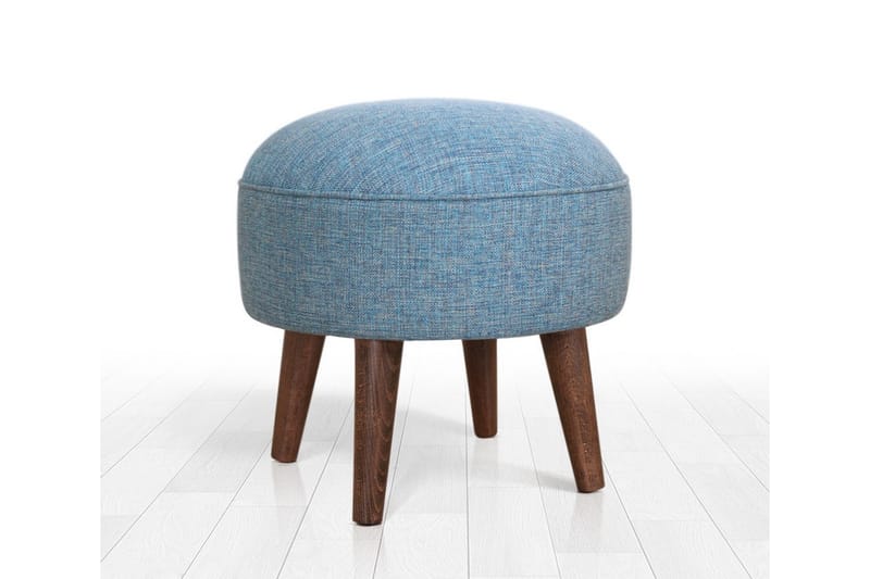 Sittpuff Taree 45 cm - Blå - Möbler - Fåtölj & stolar - Pall & puff - Sittpuff