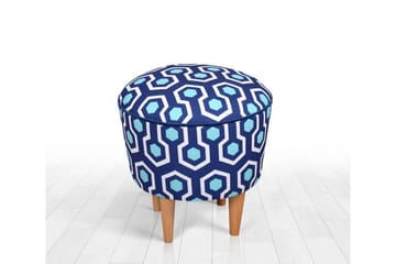 Sittpuff Thambo 42 cm - Blå - Möbler - Fåtölj & stolar - Pall & puff - Sittpuff