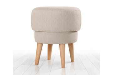 Sittpuff Veccio 47 cm - Beige - Möbler - Fåtölj & stolar - Pall & puff - Sittpuff