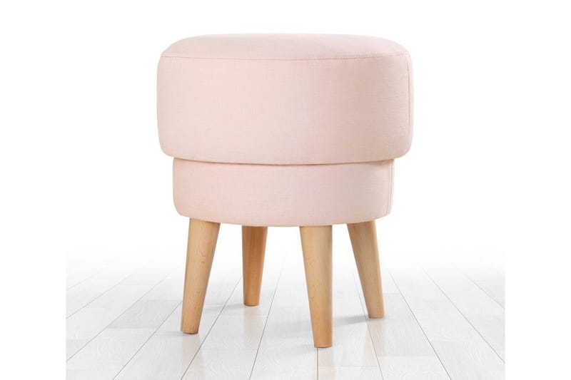 Sittpuff Veccio 47 cm - Rosa - Möbler - Fåtölj & stolar - Pall & puff - Sittpuff
