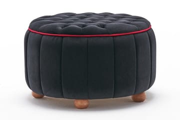 Sittpuff Welwin - Svart/Natur - Möbler - Fåtölj & stolar - Pall & puff - Sittpuff