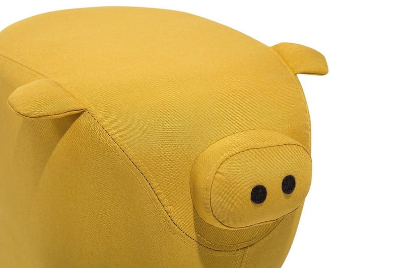 Sittpuff Piggy 50 cm - Gul - Sittpuff