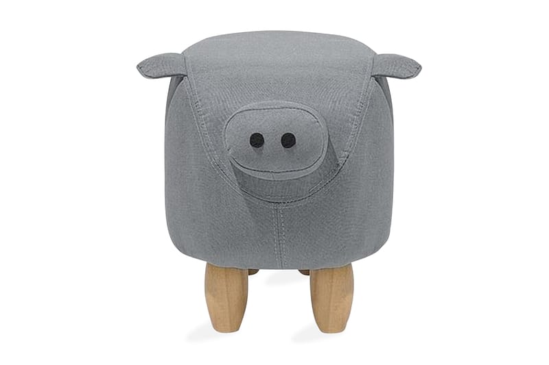 Sittpuff Piggy 50 cm - Grå - Sittpuff