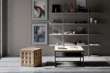 Soltau Sittpuff - Beige - Möbler - Fåtölj & stolar - Pall & puff - Sittpuff