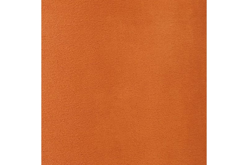 Sittpuff Sophia Orange/guld - Orange/guld - Möbler - Fåtölj & stolar - Pall & puff - Sittpuff