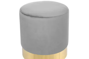 Sophia Sittpuff 39 cm - Grå - Möbler - Fåtölj & stolar - Pall & puff - Sittpuff