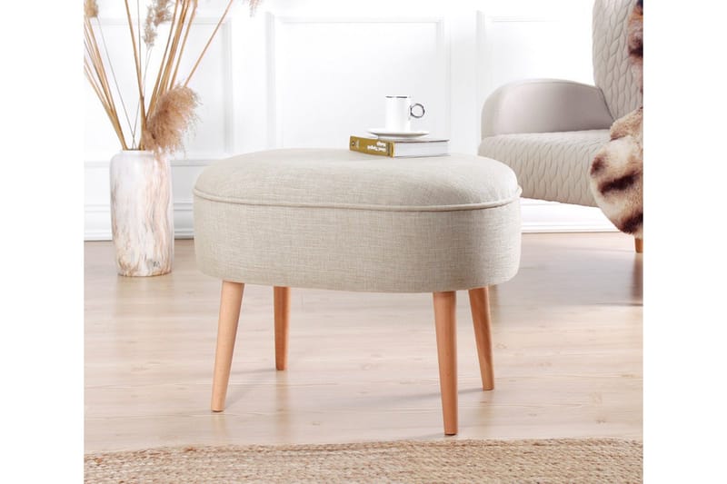 Sparks Sittpuff 63 cm - Beige - Möbler - Fåtölj & stolar - Pall & puff - Sittpuff