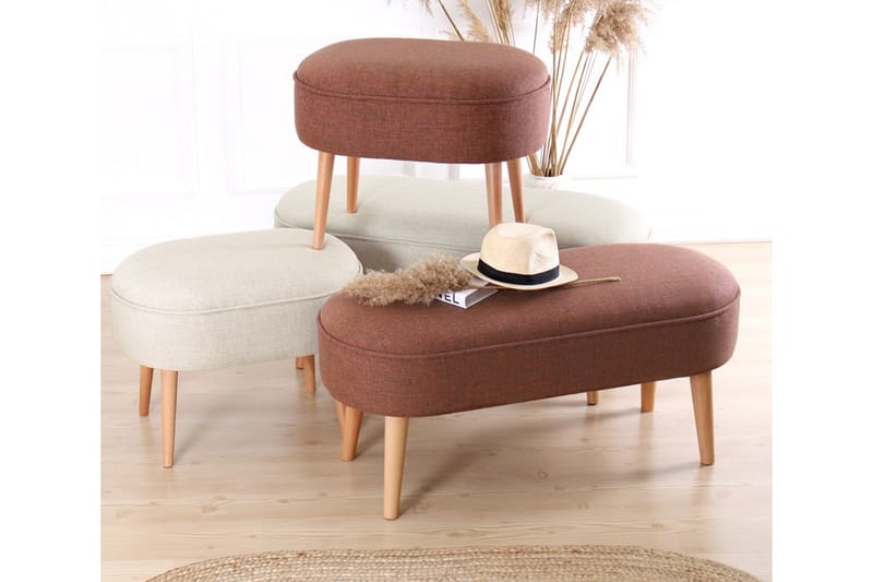 Sparks Sittpuff 63 cm - Röd - Möbler - Fåtölj & stolar - Pall & puff - Sittpuff