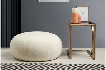 Springhill Sittpuff 55 cm - Vit - Möbler - Fåtölj & stolar - Pall & puff - Sittpuff