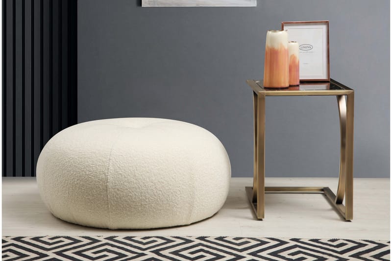 Springhill Sittpuff 55 cm - Vit - Möbler - Fåtölj & stolar - Pall & puff - Sittpuff
