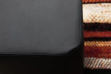 Square Pall Läder - Svart - Möbler - Fåtölj & stolar - Pall & puff - Sittpuff