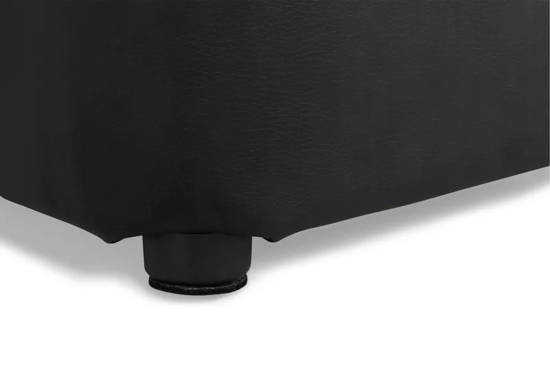 Square Pall Läder - Svart - Möbler - Fåtölj & stolar - Pall & puff - Sittpuff