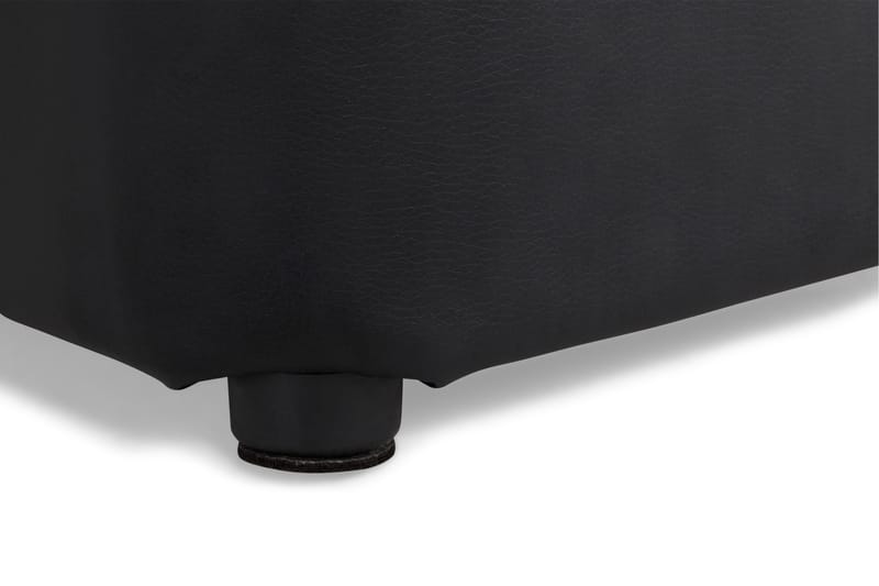 Square Pall Läder - Svart - Möbler - Fåtölj & stolar - Pall & puff - Sittpuff