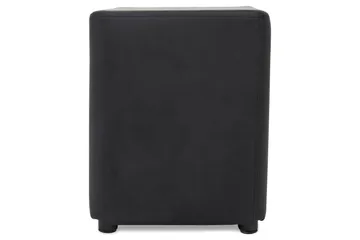 Square Pall Läder - Svart - Möbler - Fåtölj & stolar - Pall & puff - Sittpuff