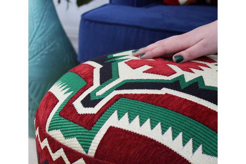 Tarrytown Sittpuff 46 cm - Flerfärgad - Möbler - Fåtölj & stolar - Pall & puff - Sittpuff