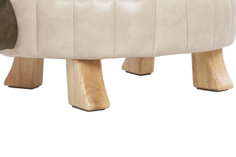 Tartaruga Sittpuff - Konstläder/Grön/Beige - Möbler - Fåtölj & stolar - Pall & puff - Sittpuff