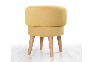 Veccio Sittpuff 47 cm - Gul - Möbler - Fåtölj & stolar - Pall & puff - Sittpuff