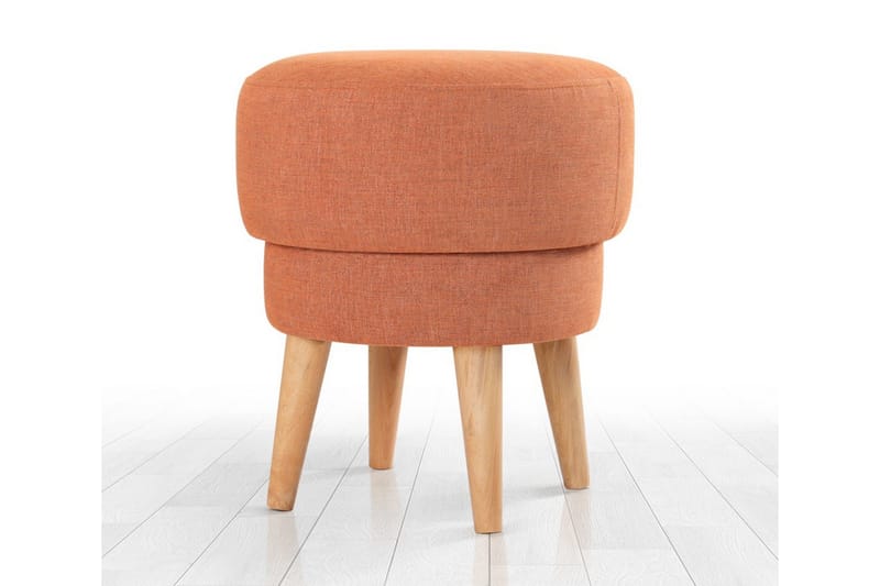 Veccio Sittpuff 47 cm - Orange - Möbler - Fåtölj & stolar - Pall & puff - Sittpuff