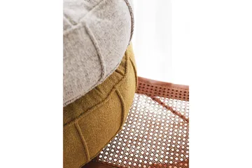 Vintage Sittpuff 60 cm - Gul - Möbler - Fåtölj & stolar - Pall & puff - Sittpuff