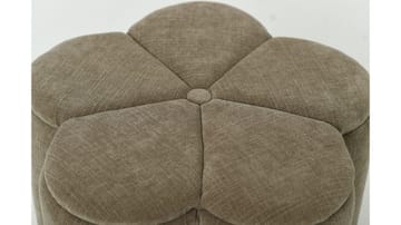 Sittpuff Viresta med Förvaring Ø60 cm - Beige - Möbler - Fåtölj & stolar - Pall & puff - Sittpuff