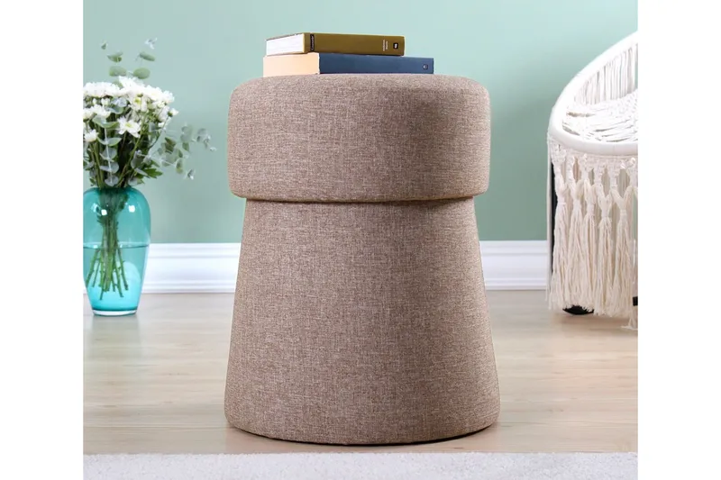 Waterford Sittpuff 40 cm - Brun - Möbler - Fåtölj & stolar - Pall & puff - Sittpuff