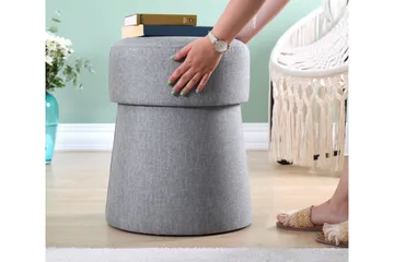 Waterford Sittpuff 40 cm - Ljusgrå - Möbler - Fåtölj & stolar - Pall & puff - Sittpuff