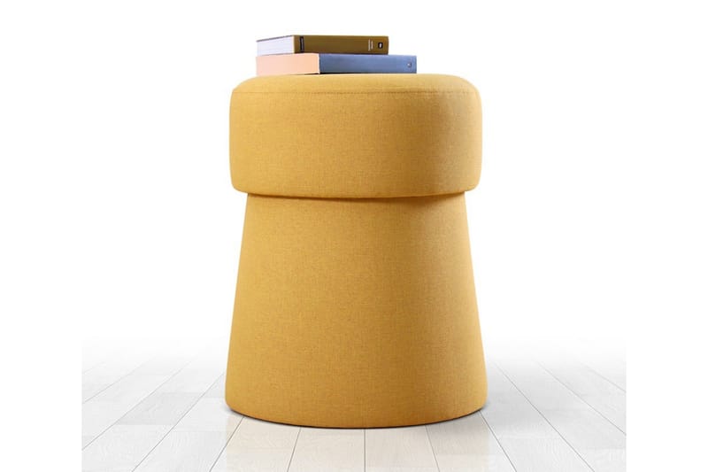 Waterford Sittpuff 40 cm - Senapsgul - Möbler - Fåtölj & stolar - Pall & puff - Sittpuff