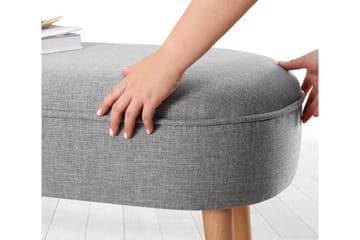 Werribee Sittpuff 100 cm - Grå - Möbler - Fåtölj & stolar - Pall & puff - Sittpuff