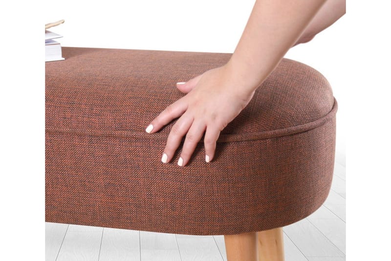 Werribee Sittpuff 100 cm - Röd - Möbler - Fåtölj & stolar - Pall & puff - Sittpuff