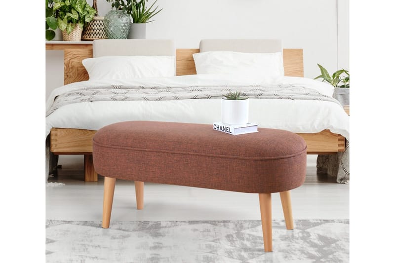 Werribee Sittpuff 100 cm - Röd - Möbler - Fåtölj & stolar - Pall & puff - Sittpuff