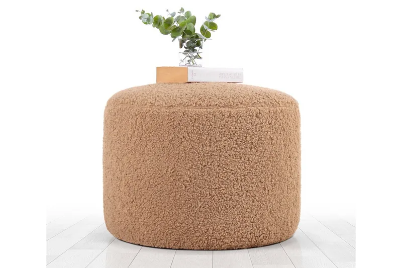 Whitman Sittpuff 54 cm - Brun - Möbler - Fåtölj & stolar - Pall & puff - Sittpuff