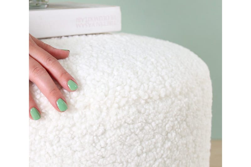 Whitman Sittpuff 54 cm - Vit - Möbler - Fåtölj & stolar - Pall & puff - Sittpuff