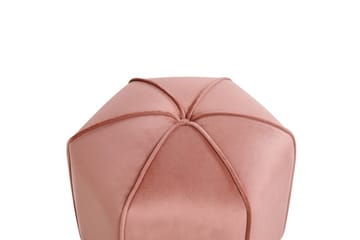 Sittpuff Wishek Rosa - Rosa - Möbler - Fåtölj & stolar - Pall & puff - Sittpuff