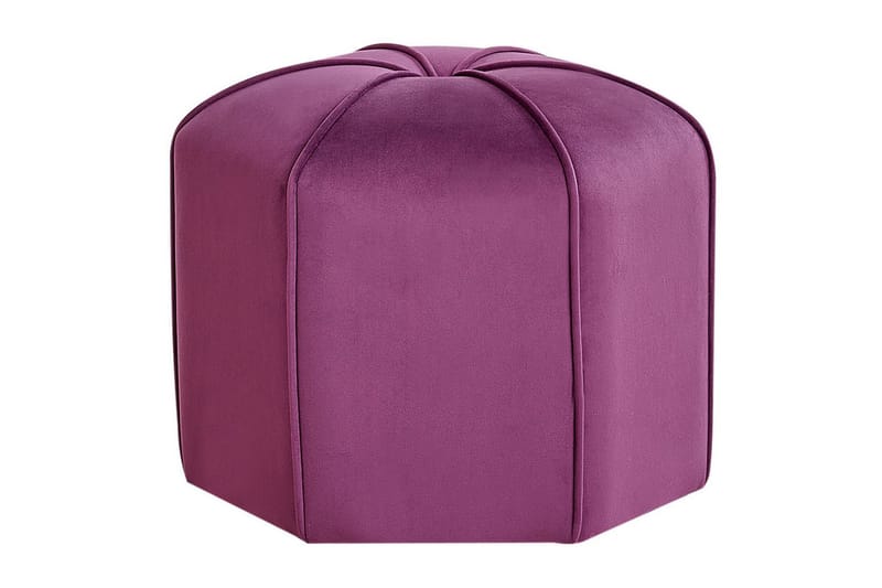 Sittpuff Wishek Violett - Violett - Möbler - Fåtölj & stolar - Pall & puff - Sittpuff