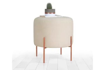 Yellowknife Sittpuff 40 cm - Beige - Möbler - Fåtölj & stolar - Pall & puff - Sittpuff