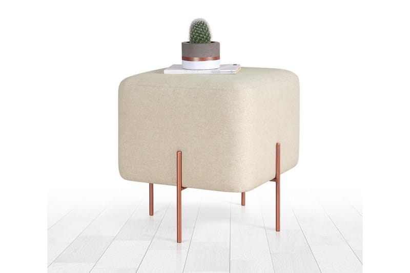 Yellowknife Sittpuff 40 cm - Beige - Möbler - Fåtölj & stolar - Pall & puff - Sittpuff