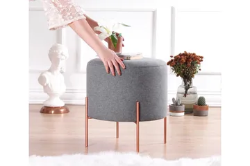 Yellowknife Sittpuff 40 cm - Grå - Möbler - Fåtölj & stolar - Pall & puff - Sittpuff