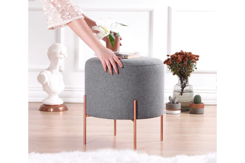 Yellowknife Sittpuff 40 cm - Grå - Möbler - Fåtölj & stolar - Pall & puff - Sittpuff