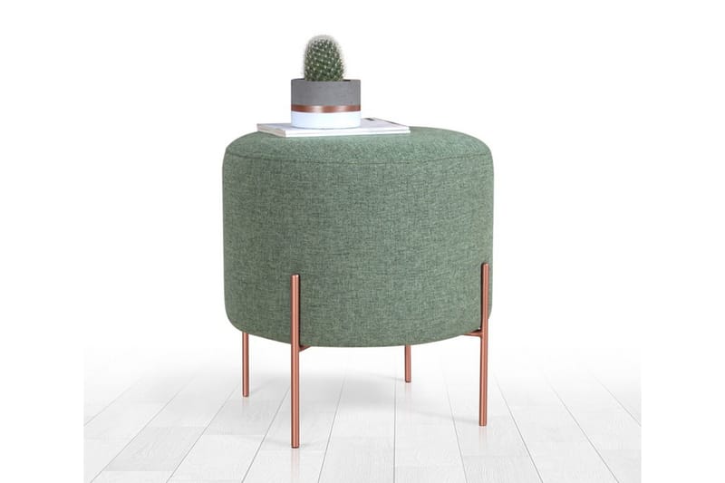 Yellowknife Sittpuff 40 cm - Grön - Möbler - Fåtölj & stolar - Pall & puff - Sittpuff