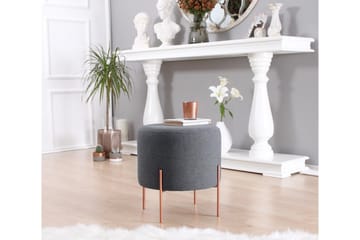 Yellowknife Sittpuff 40 cm - Mörkgrå - Möbler - Fåtölj & stolar - Pall & puff - Sittpuff