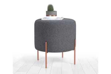 Yellowknife Sittpuff 40 cm - Mörkgrå - Möbler - Fåtölj & stolar - Pall & puff - Sittpuff