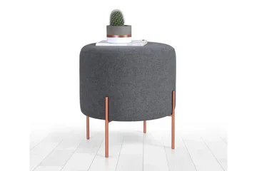 Yellowknife Sittpuff 40 cm - Mörkgrå - Möbler - Fåtölj & stolar - Pall & puff - Sittpuff