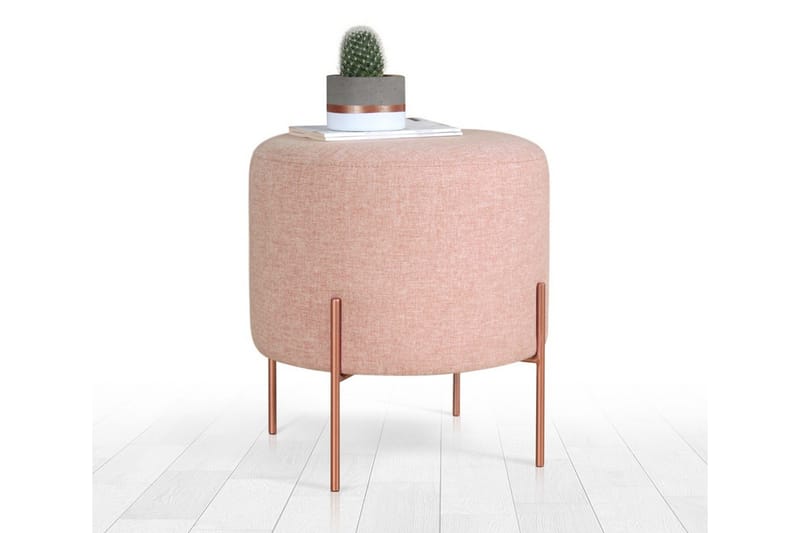 Yellowknife Sittpuff 40 cm - Rosa - Möbler - Fåtölj & stolar - Pall & puff - Sittpuff