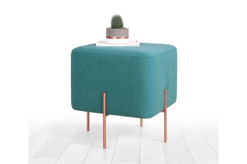 Yellowknife Sittpuff 40 cm - Turkos - Möbler - Fåtölj & stolar - Pall & puff - Sittpuff