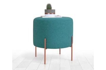 Yellowknife Sittpuff 40 cm - Turkos - Möbler - Fåtölj & stolar - Pall & puff - Sittpuff