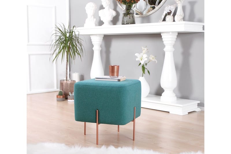 Yellowknife Sittpuff 40 cm - Turkos - Möbler - Fåtölj & stolar - Pall & puff - Sittpuff