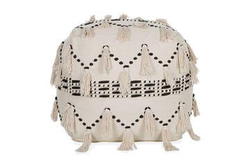 Youness Sittpuff 50x50 cm - Beige - Möbler - Fåtölj & stolar - Pall & puff - Sittpuff